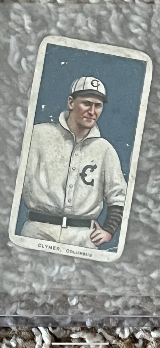 drumfinder14's tweet image. Have a nice bill Clymer T206 I’m gonna go ahead and give away once this gets 100 retweets. Good luck everyone. Might throw in another card or two to the winner as well.