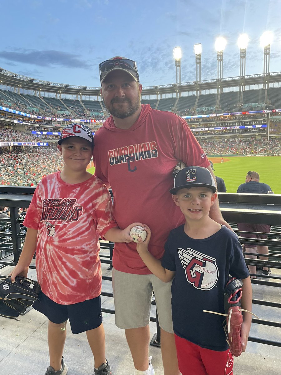 mrsschu16's tweet photo. Thanks for making my boys’ night @JoshNaylor44!  Their 1st Guardians game was even better when you threw them this ball.  Let’s just hope their dad shares it! 😂 #fortheland #firstgameofmany https://t.co/1KJ4IXZQYN