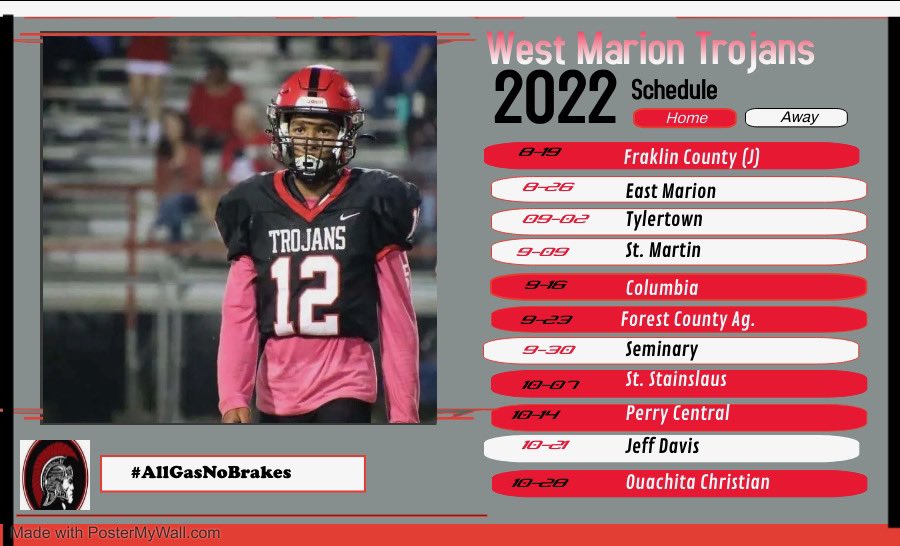 WestMarionFb's tweet photo. Season starts this Friday with a jamboree against Franklin County! Make plans to be there early. Game starts at 7! https://t.co/dbEo7uAaKx