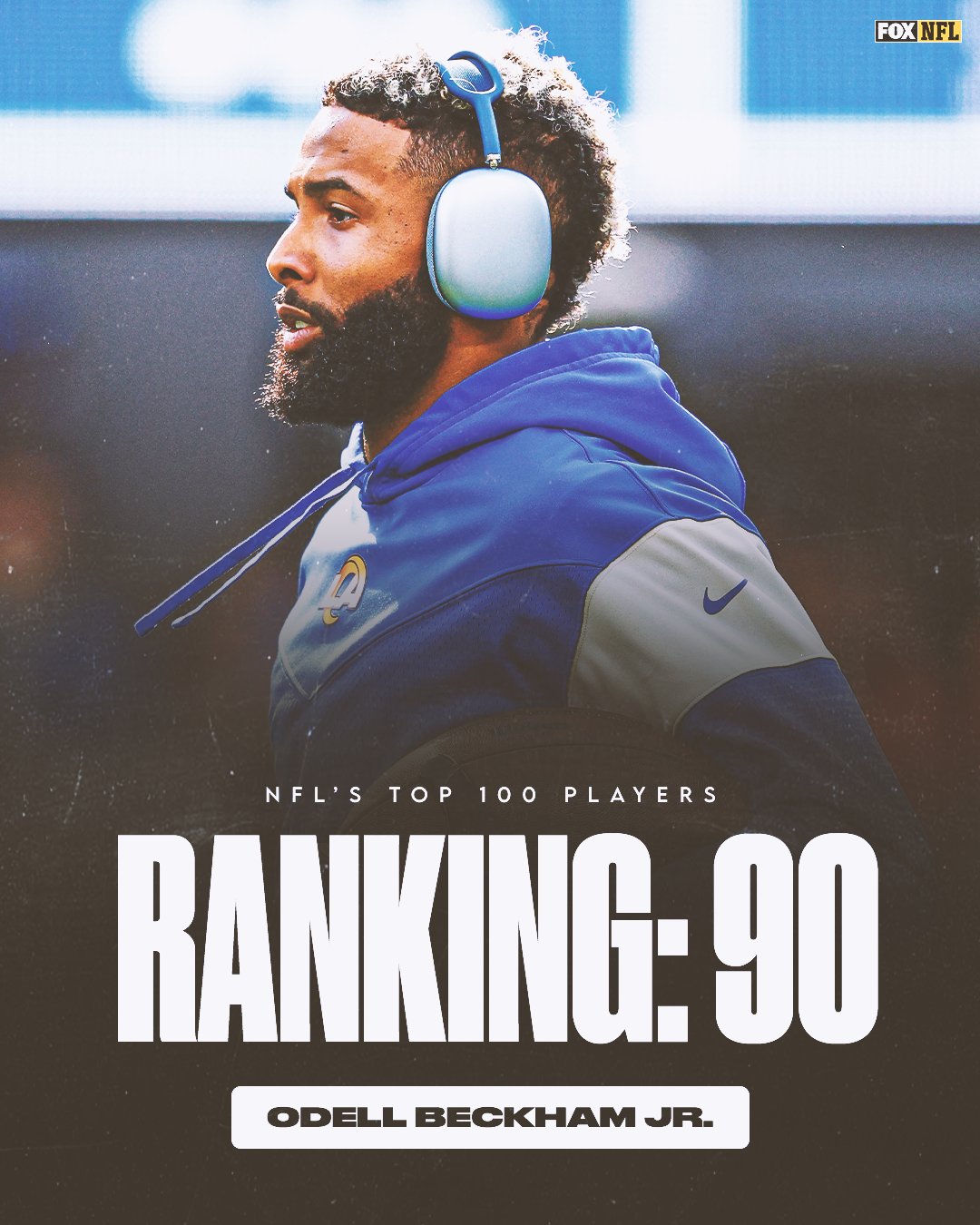 FOX Sports: NFL on X: OBJ is ranked #90 in the NFL's Top 100 Players  heading into the 2022 season. Do you agree?  / X