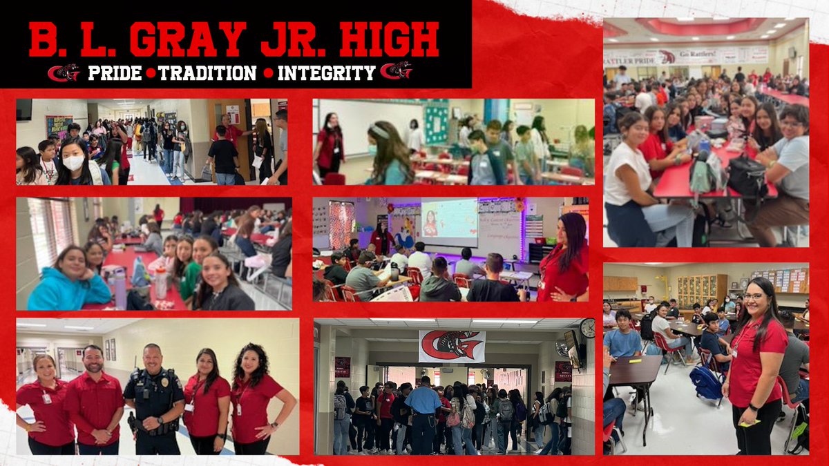 BLGrayRattlers's tweet photo. Welcome back B. L. Gray Scholars! Our 1st day of school was a huge success! We are looking forward to a great school year! #SISDFirstDay #LEADingthewaytoexcellence https://t.co/fdgEq2i1g8
