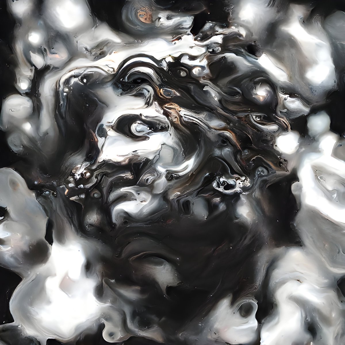 OakOrobic's tweet photo. 4 variations of #paintpourdiffusion on a Hellenistic bronze head of Dionysus #paintpour #discodiffusion #AIart https://t.co/m3uM866MCj