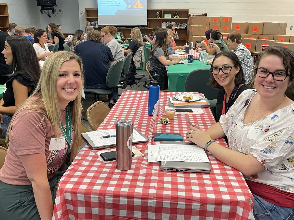 PineSpringFCPS's tweet photo. What an amazing kickoff to the 2022-23 school year! There were smiles all around the room as staff reconnected and engaged in professional learning led by our @PineSpringFCPS teachers and coaches! #PSLovesU @FCPSR2 https://t.co/Ix4GMyqNJ8
