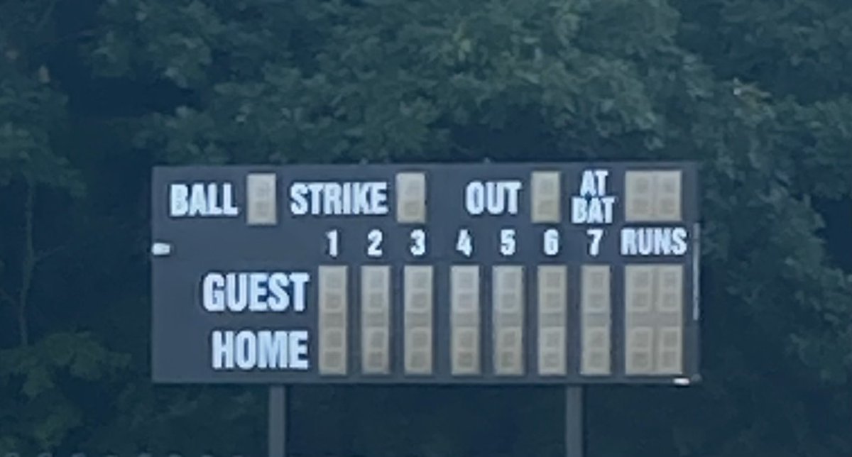 New, identical scoreboards for baseball and softball have been installed!!!