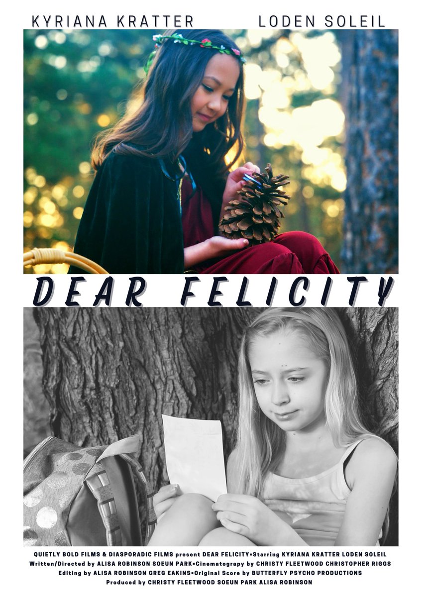 QB_Films's tweet photo. "Dear Felicity" premieres August 26th! Stay tuned for more details! @_DearFelicity_ @LodenSoleil @alisarobinson @ChrisTFleetwood #indiefilm #shortfilm #womeninfilm #femalefilmmakers #independentfilm https://t.co/JZ80Rv7G6N