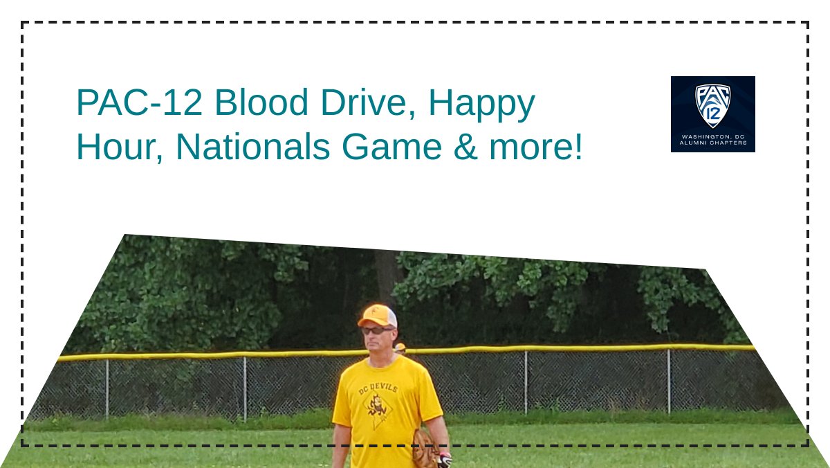 DC_Pac12's tweet photo. PAC-12 Blood Drive, Happy Hour, Nationals Game &amp; more! https://t.co/vcDZ0oJuM9