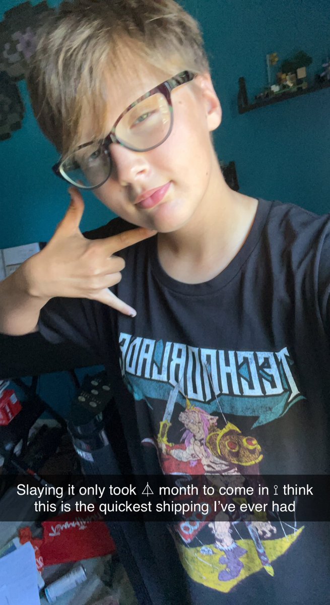 nickspidrmn's tweet photo. my techno merch came in :β)
#techno #technoblade #technomerch https://t.co/qzsdX0SHvT