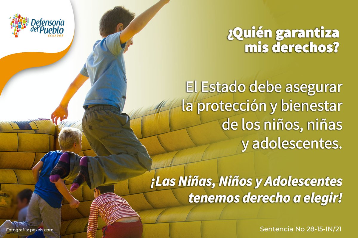 DEFENSORIAEC's tweet photo. La Defensoría del Pueblo impulsa junto a la Defensoría Pública la campaña #DefensaNiñezYAdolescencia para informar a la ciudadanía sobre la asistencia legal gratuita, a cargo de la
@DefPublicaEC. Trabajamos permanentemente por la
#DefensaNiñezYAdolescencia #JuntosPorTusDerechos https://t.co/C0mo3EdNlf