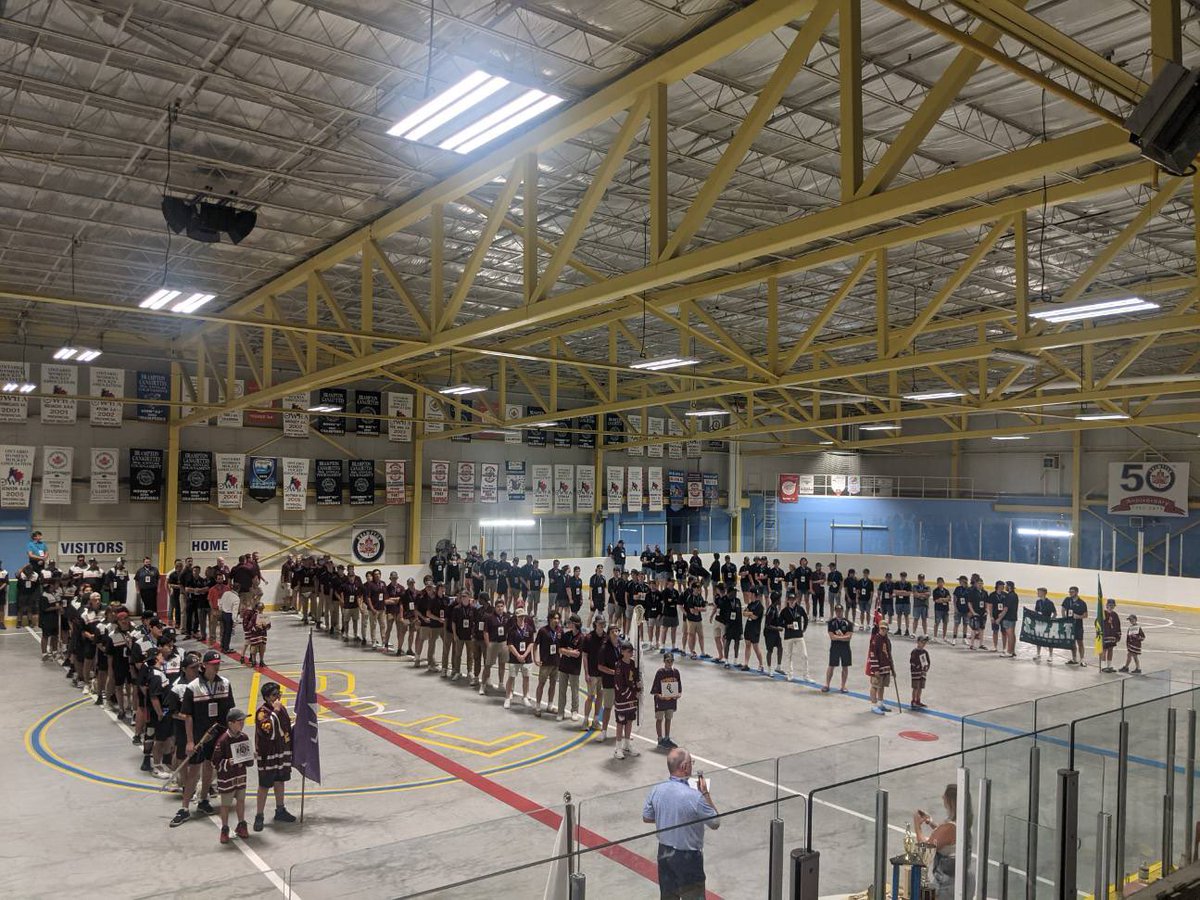 The boys are excited and ready to represent Ontario after the opening ceremonies this afternoon! ⚔️⚔️