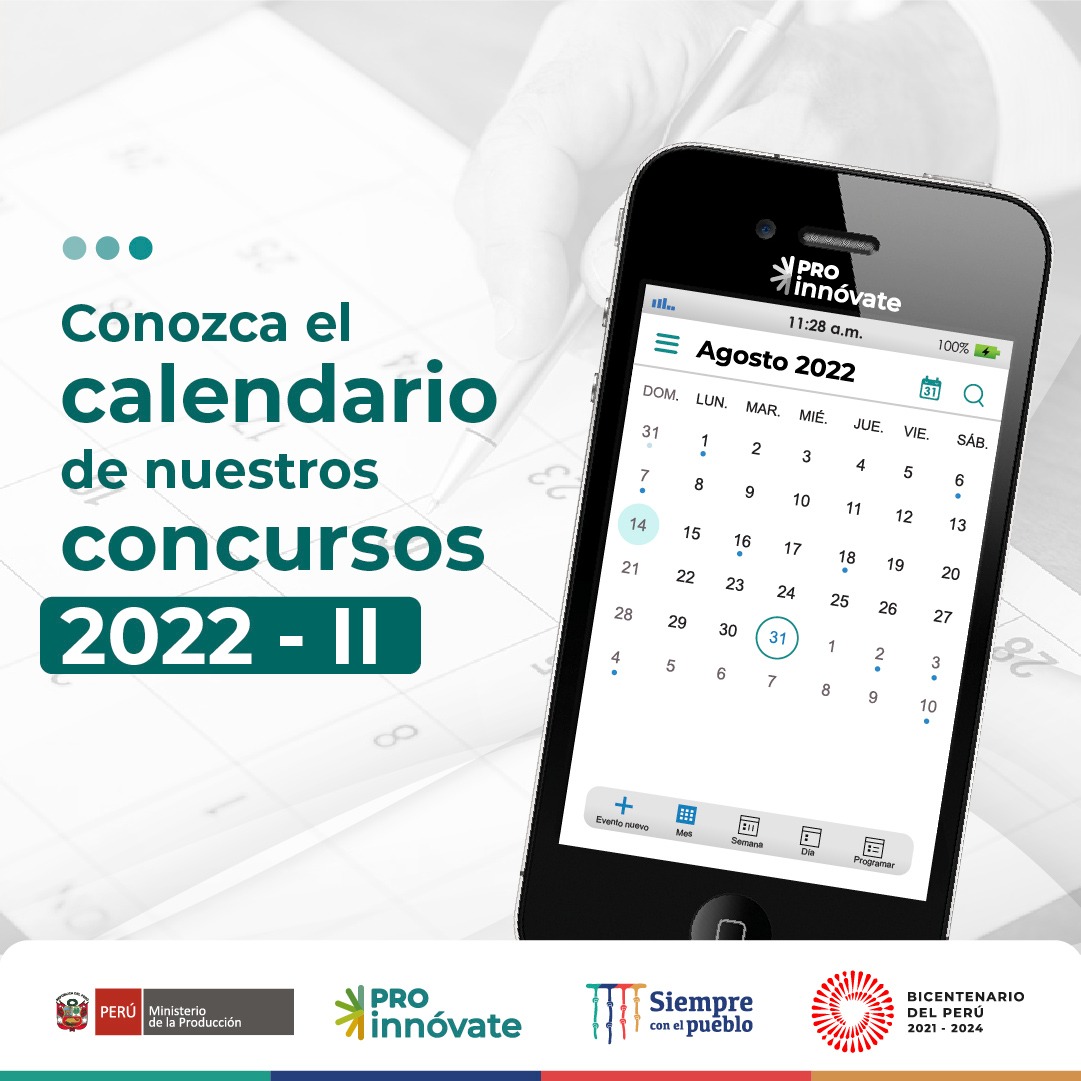 ¿Buscas fondos de cofinanciamiento para tu emprendimiento o mipyme? 
Conoce los próximos lanzamientos de concursos de #ProInnóvate para proyectos de innovación, emprendimiento, desarrollo productivo y actores de ecosistemas aquí: proinnovate.gob.pe/convocatorias/…