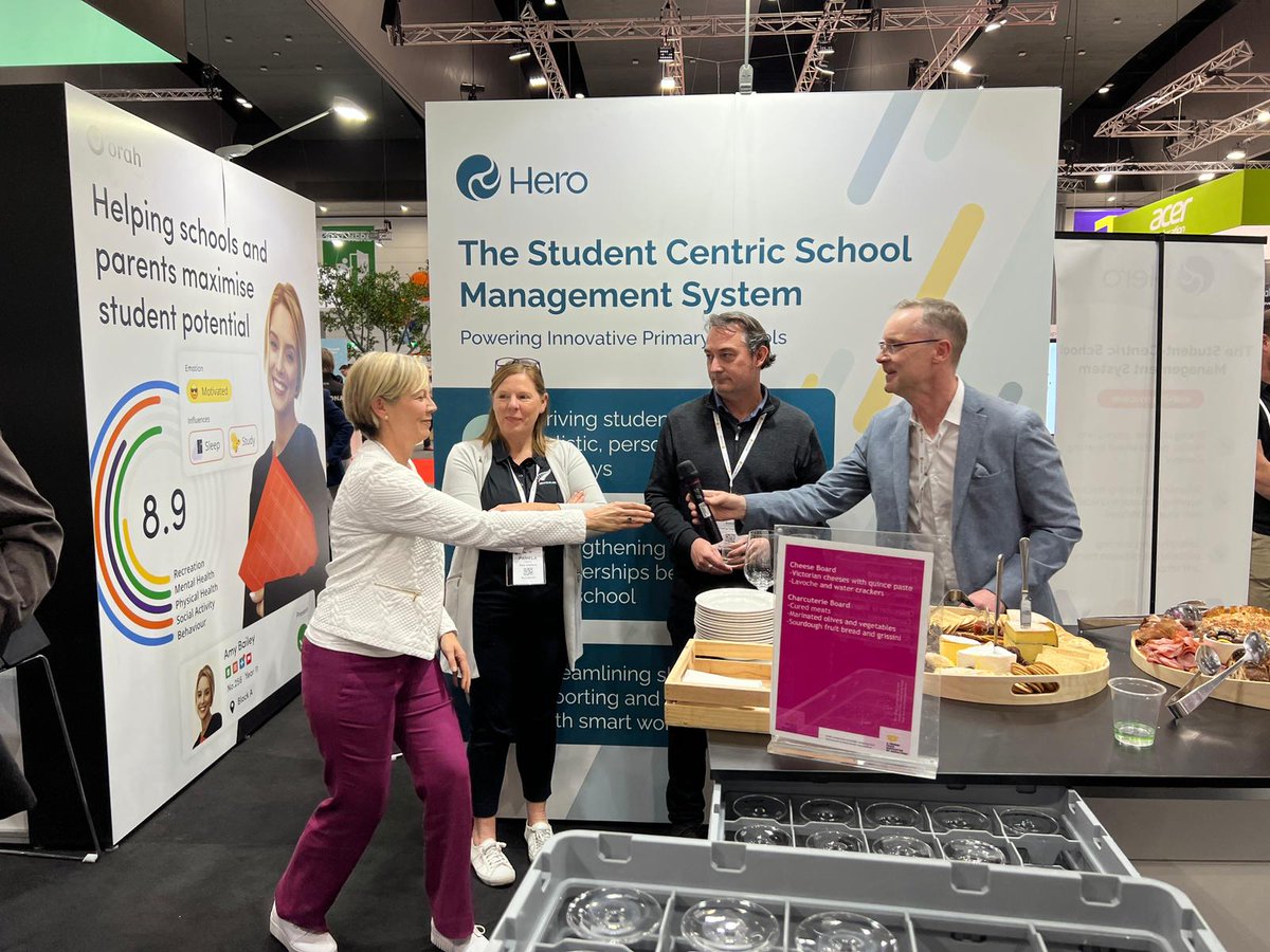 EdTech_NZ's tweet photo. Led by Alana Pellow, a special @educationnz delegation was in Melbourne, last week to attend the EduTech Australia gathering. Great to also meet up with the @NZTEnews team.
@banqer_app @EdPotential and @StepsWeb
#edtech #edtechnz #weseetomorrowfirst #enz #nzte #edutech https://t.co/fYOwOAZFwk