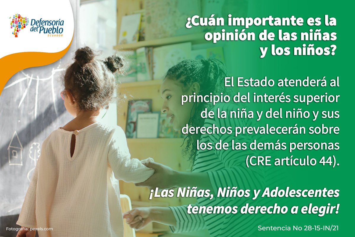 DEFENSORIAEC's tweet photo. La Defensoría del Pueblo impulsa junto a la Defensoría Pública la campaña #DefensaNiñezYAdolescencia para informar a la ciudadanía sobre la asistencia legal gratuita, a cargo de la
@DefPublicaEC. Trabajamos permanentemente por la
#DefensaNiñezYAdolescencia #JuntosPorTusDerechos https://t.co/SKfeQ8Hrqw