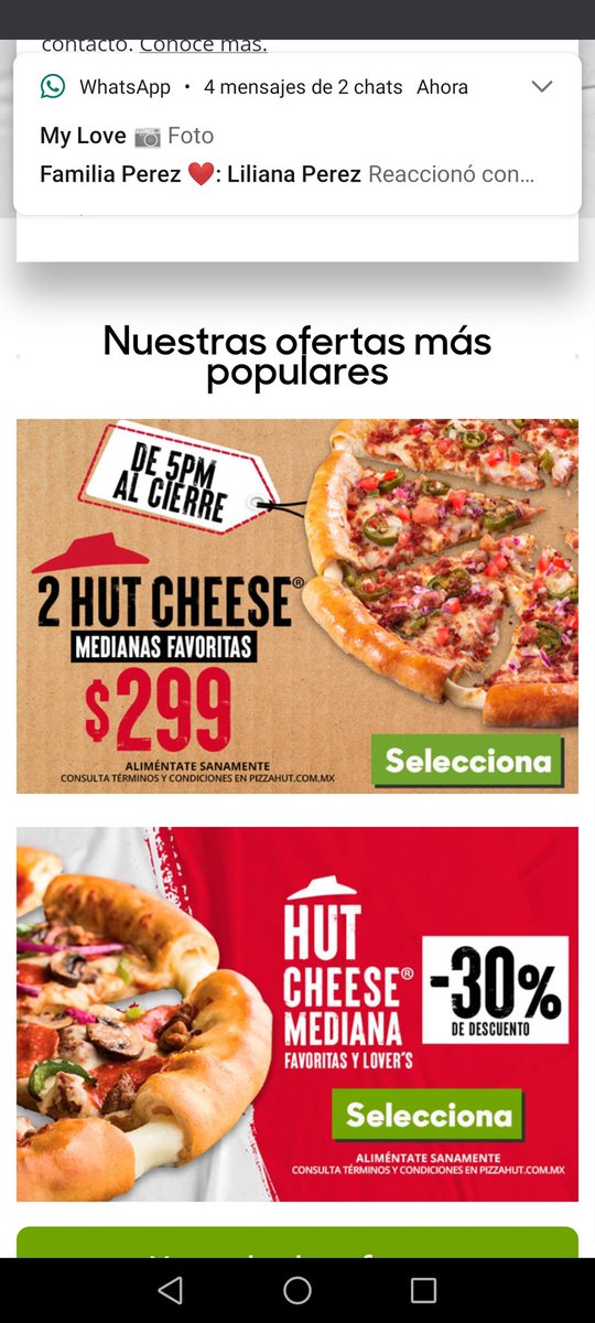 _Aglaee_'s tweet photo. Que onda @PizzaHut_Mexico @pizzahut tienes promoción y no se hace válida en línea no teléfono @Profeco esto no es publicidad engañosa? 
Nadie resuelve y nos cuelgan llamadas https://t.co/FdqR54PvRj