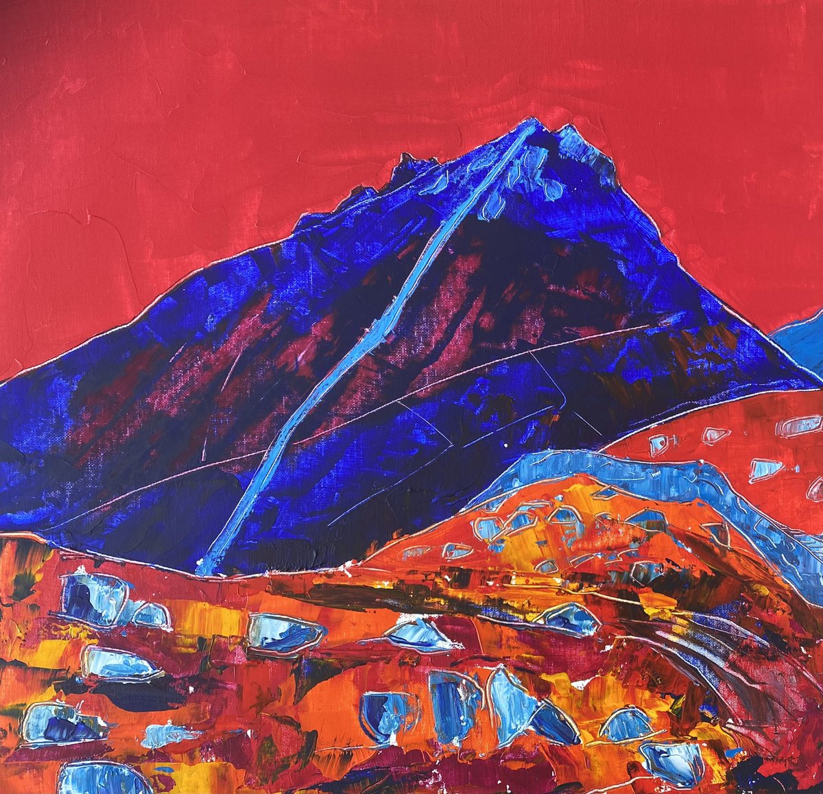 AdrianMargeyArt's tweet photo. ‘Into the Mournes.’ Looking forward to next weekend’s solo exhibition at @Slievedonard #mufc Newcastle. Show runs Saturday 27th - Bank Holiday Monday 29th August. #Mournes #mournemountains #newcastle #countydown #slievedonard #slievedonardhotel #visitmourne #irishart #commedagh https://t.co/SnJMIZ5JcB