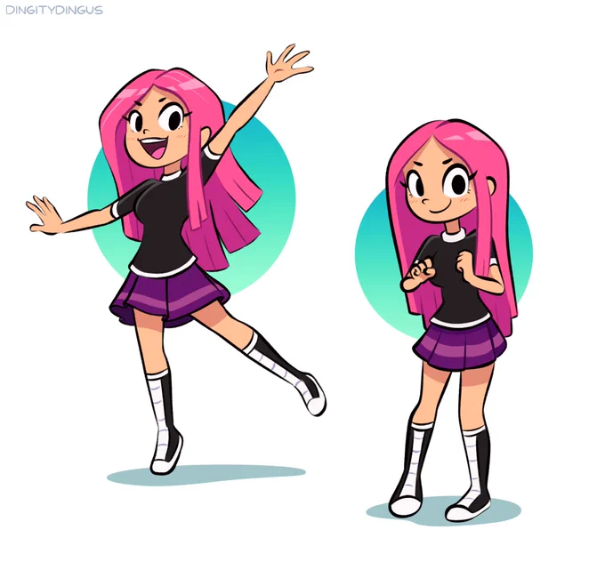 I wanna start drawing some characters from my old sketchbooks again. Here's Violet! #Violet #OC #OriginalArt 