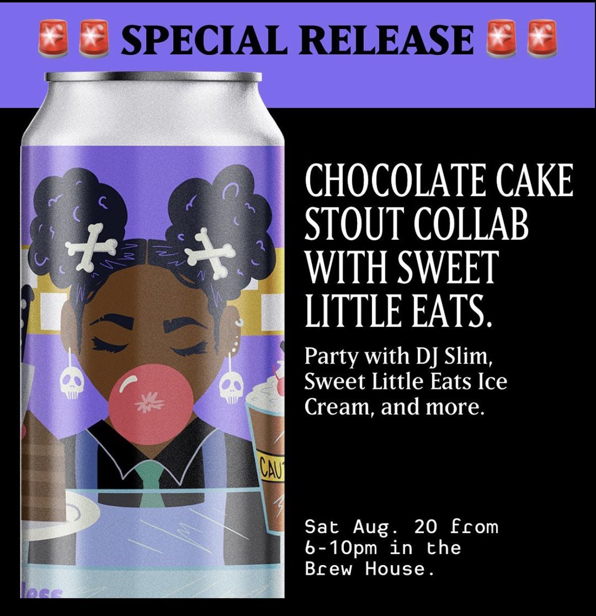 SweetLittleEats's tweet photo. This Saturday with Necromancer Brewing for our @barrelandflow release! 
Our label artist @_JJtheJetPlane will be in attendance and @SLiMThaDjPGH will have the sounds. 
Hope to see you there 😊
2257 Babcock Blvd
Pittsburgh, PA 15237 https://t.co/mEdQLrw1lR