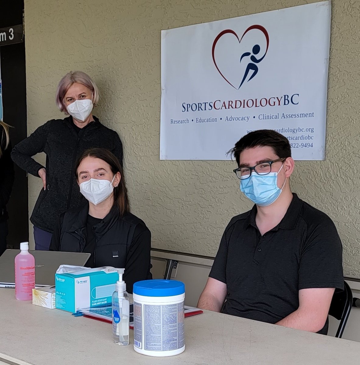 The SCBC team has been busy with heart screenings this summer! ❤️ We have been focusing on cardiac testing for young athletes and first responders. Interested in learning more about our initiatives? Check out our research page at sportscardiologybc.org/research