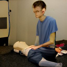 0xLasse's tweet photo. So you wonder... Is this a bear market rally? Or did the devs do something? 

Found this #dalleMini photo of @VitalikButerin doing CPR on $ETH

Thank you, Vitalik for pumping our bags! https://t.co/ZyjCASZ6BR