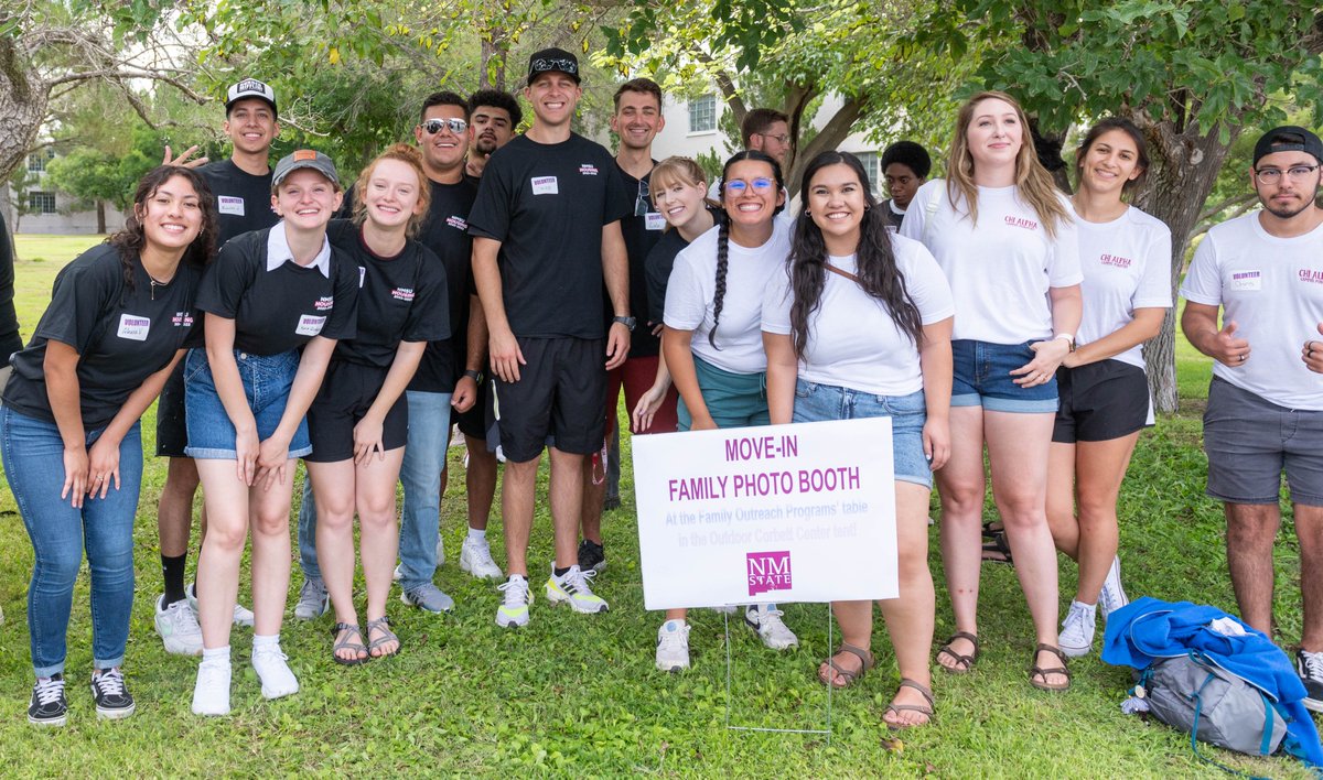 nmsu's tweet photo. Home sweet home! Over the weekend, we welcomed new and returning Aggies to campus. We hope you feel at home and make wonderful, lifelong memories 🤩 https://t.co/ixbUxViEUY