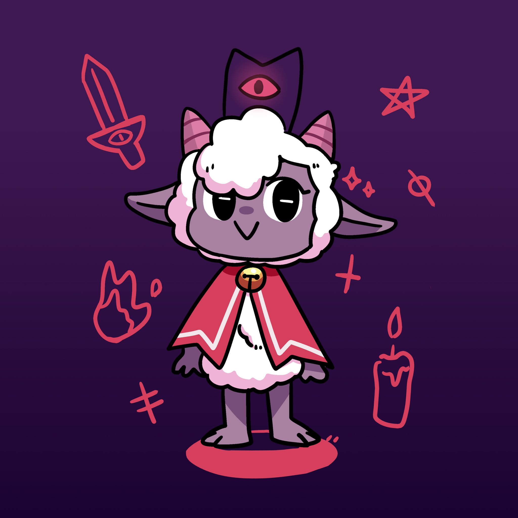 Hondaus Mina on X: I drew a small Fanart of the Lamb from the game, Cult  Of The Lamb! Enjoy! uwu #CultoftheLamb #cultofthelambfanart #furryart  #fanart  / X