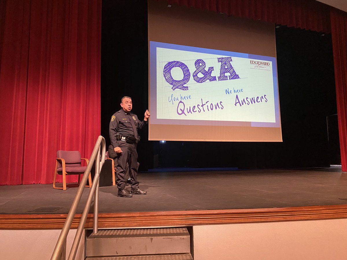 EISDofSA's tweet photo. Chief of Staff, @OMoucoulis, leads the community Q&amp;A from the community. #safeandsecure #schoolsafety #eisdcommunity https://t.co/TFtTsw0Z4u