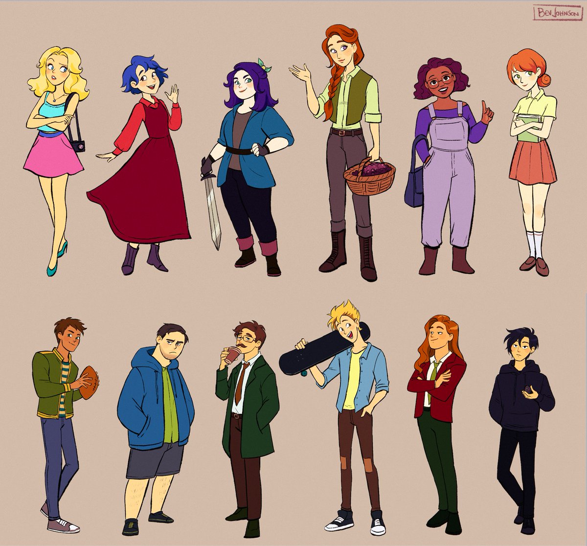 「putting my #StardewValley art in the sam」|Bev Johnson 🌸のイラスト