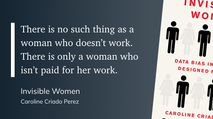 alvarezzzy's tweet photo. There is no such thing as a woman who doesn’t work. There is only a woman who isn’t paid for her work.--@CCriadoPerez

#heforshe #TimesUpHC https://t.co/GXmlFxSTQ7