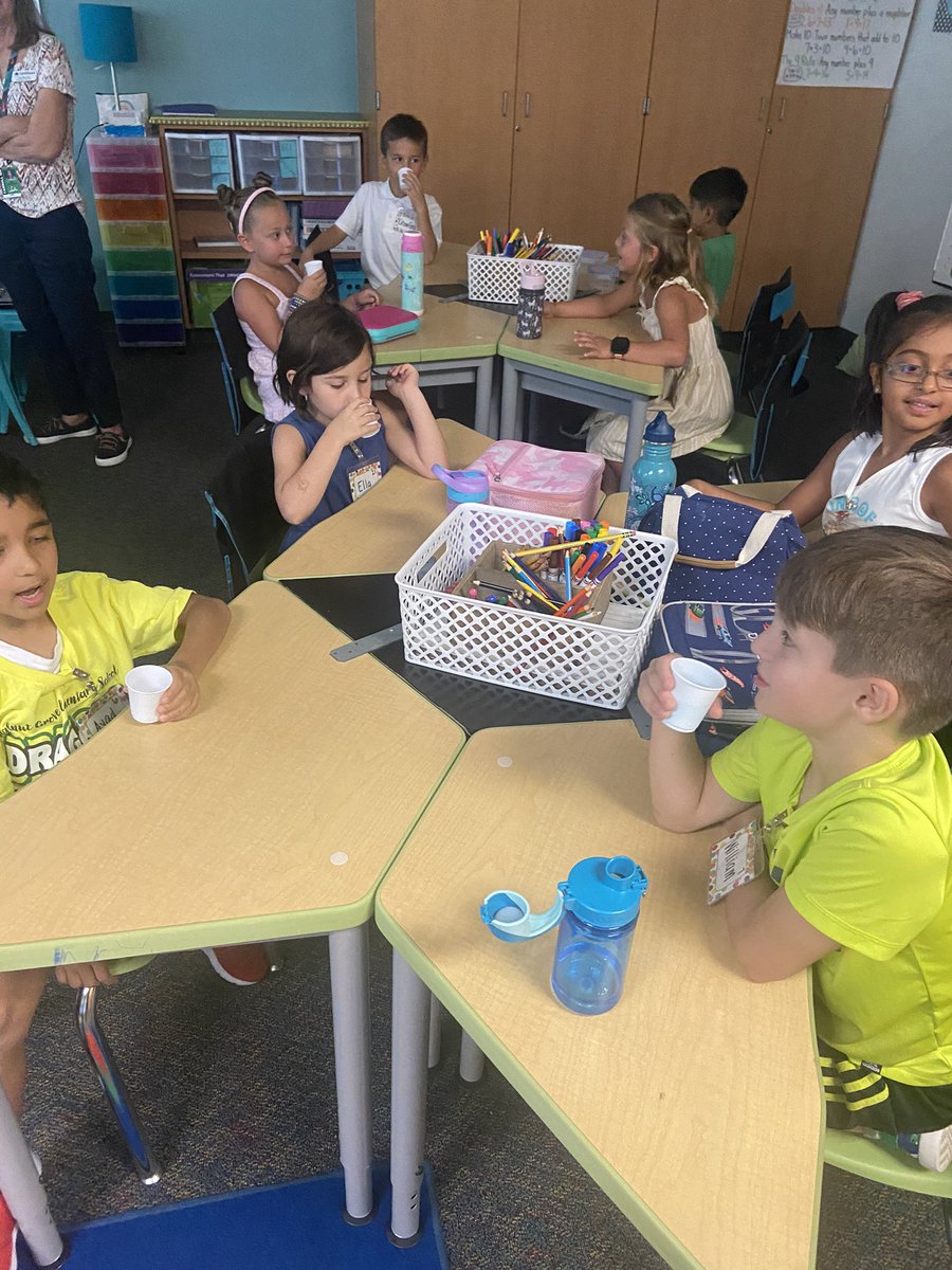 The first day of school calls for some Jitter Juice to help our butterflies fly away! #theGrove #InspireExcellence