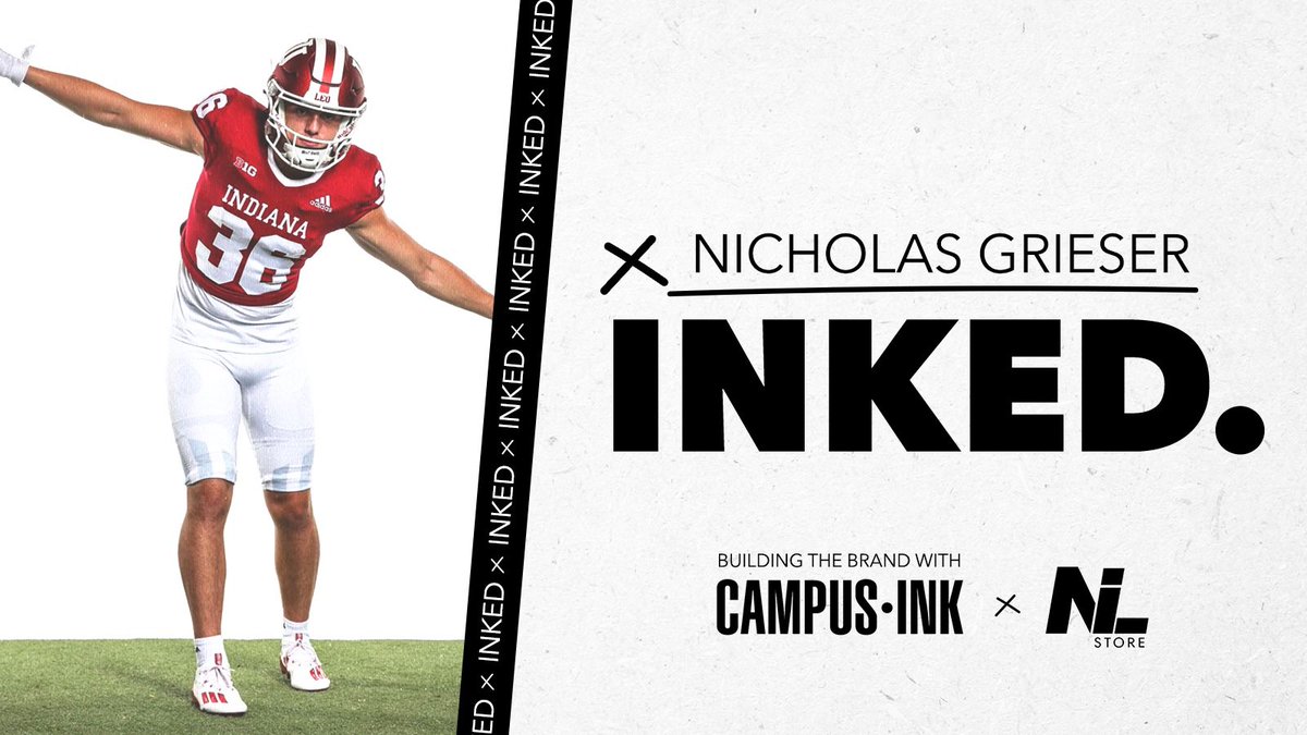 JUST IN: <a href="/NicholasGrieser/">Nicholas Grieser</a> of <a href="/IndianaFootball/">Indiana Football</a> is building the brand with the <a href="/nil_store/">The NIL Store</a> family! 

Stay tuned for his officially licensed merch coming soon!