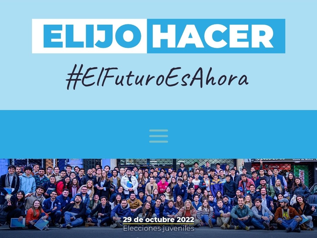 PNACIONAL's tweet photo. Todo lo que quieras saber de las elecciones de @PNacionalJoven lo tenes aquí 👉🏻 https://t.co/GVs5V2VKht https://t.co/LHRr1VUEiO