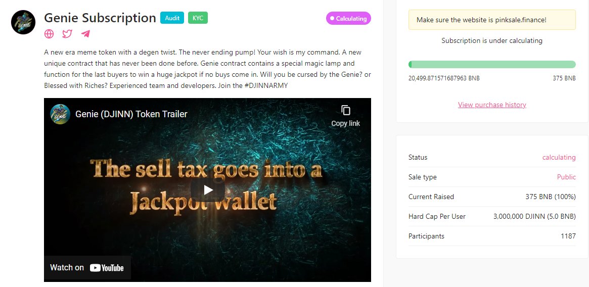 PinkSale (Pink Ecosystem) tweet media