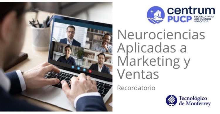 semeicastillo's tweet photo. Todo listo para iniciar curso de Neurociencias aplicadas a Marketing y Ventas, en la Diplomatura de Estudio en Dirección de Ventas de Centrum PUCP Pontificia Universidad Católica del Perú 🇵🇪 y el Tecnológico ee Monterrey.
#semeicastillo
#CENTRUMPUCP https://t.co/8TbOzPU16I