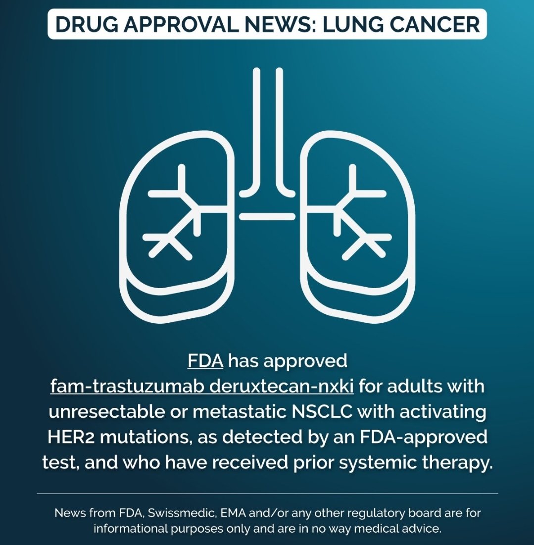 DrAmirAAhmed9's tweet photo. #lungcancer #NSCLC #CANCER ##genetic #FDA #moleculargenetic #her2mutation #cancergenetic https://t.co/zjO84DLEuK