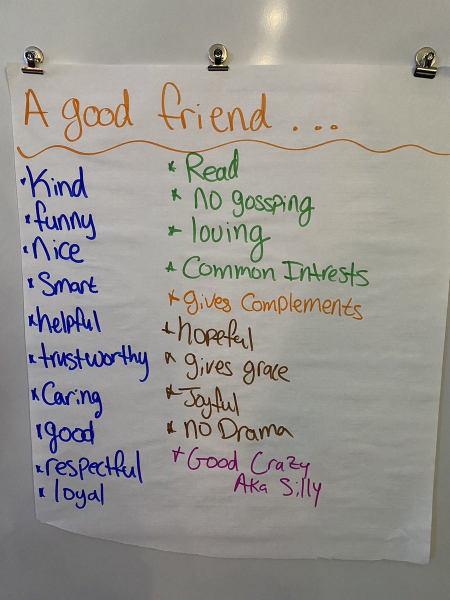 RCastleberry259's tweet image. Lesson on friendship today. The class came up with a list of qualities they want in a friend. #WPSProud #WPSIgniteLearning #castleberryclassroom #WPSProud #WPSIgniteLearning