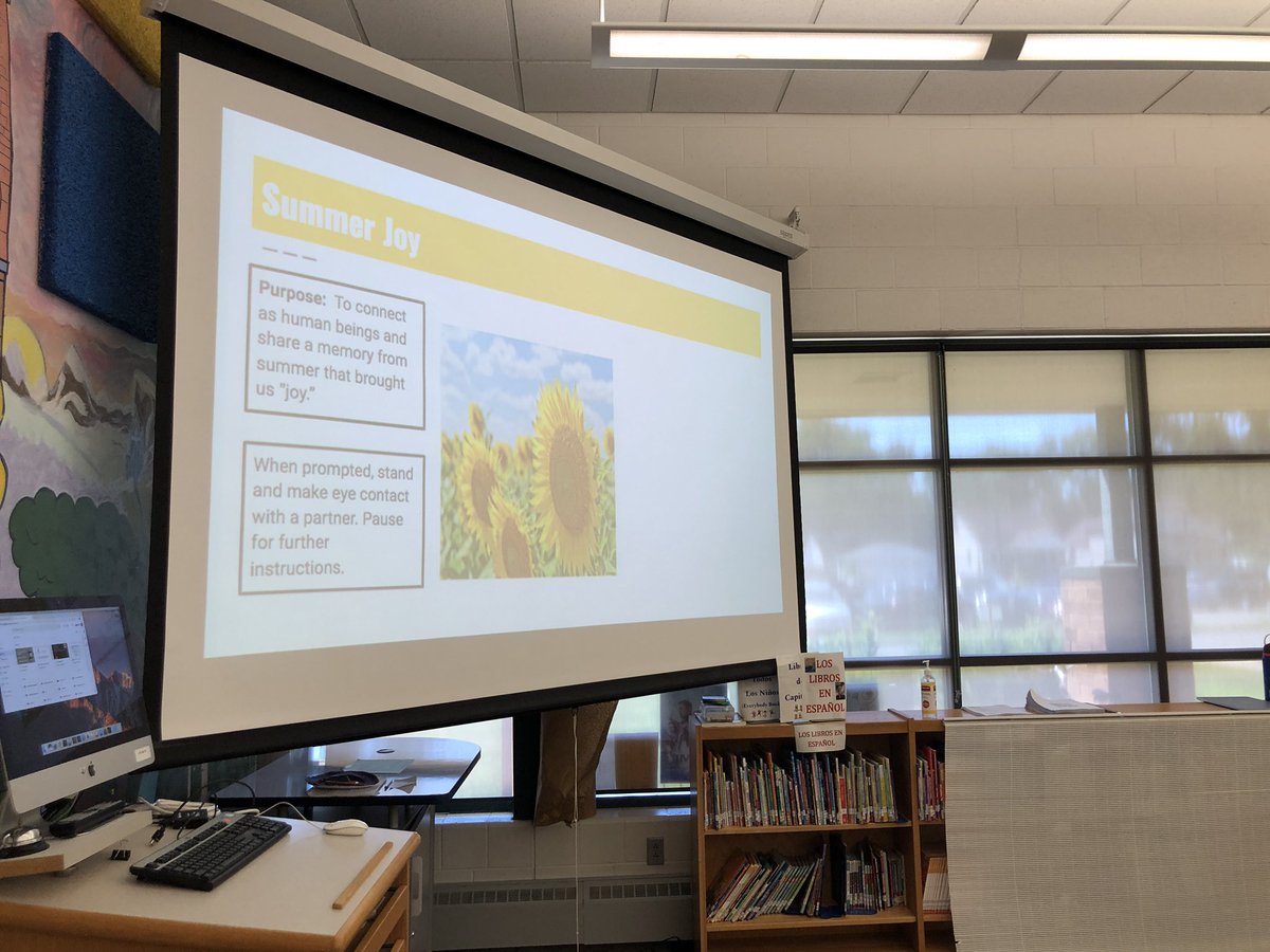 Great first day of welcoming back staff at the ECC!  We paused &amp; connected as human beings, practiced with the Norms of Collaboration &amp; made our beliefs explicit. 

<a href="/GodfreyLeePS/">Lee Middle & High School</a> 

#LegendPride #LittleLegendsBIGAchievements
#miched #memspa