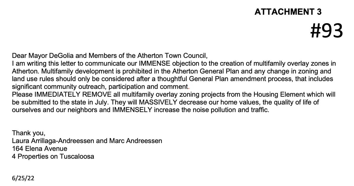 StockJabber's tweet image. In June, Marc Andreessen sends a letter voicing &quot;IMMENSE objection&quot; to new housing development near his neighborhood.

His solution?

Giving $350 million to Adam Neumann&apos;s new startup because &quot;our nation has a housing crisis.&quot;

Never lost so much respect for someone so fast
