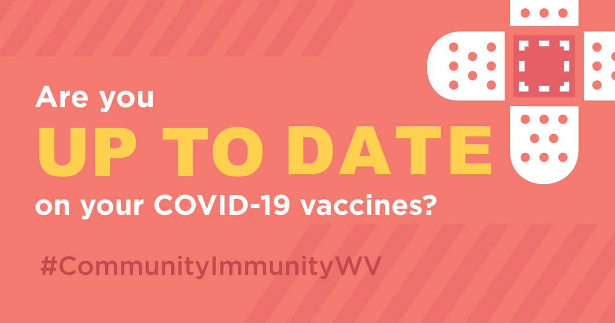 WV_DH_DHF_DoHS's tweet photo. Stay up-to-date on COVID-19 vaccination for maximum protection against COVID-19.

Find out if you or someone you care for is due for a COVID-19 shot: Use the WV COVID-19 Vaccination Due Date Calculator by scrolling down at https://t.co/LZl9oPmGZe. #CommunityImmunityWV https://t.co/OZoa1dViLy