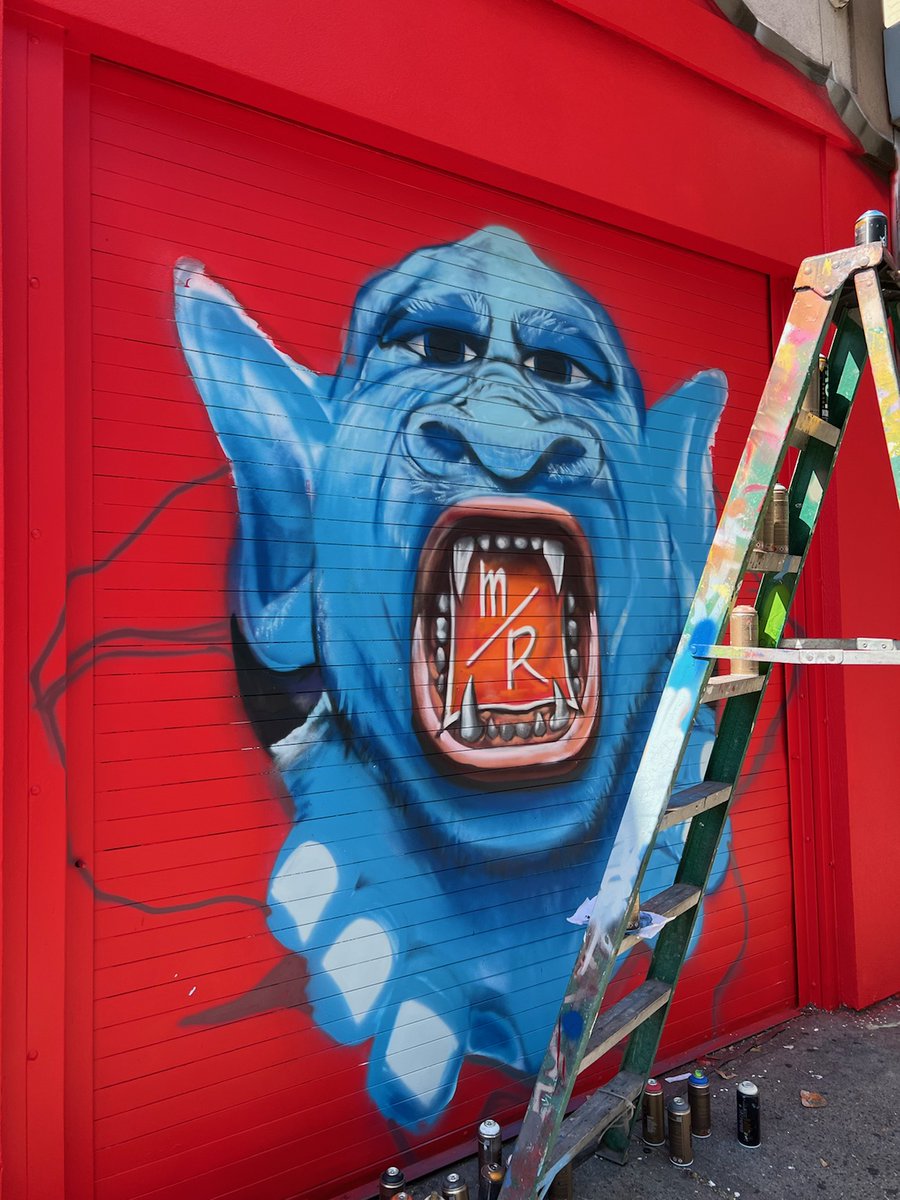 fwwebb's tweet photo. Tats Cru . is killing it with another mural for F.W. Webb at our Bronx location! Here's a sneak peek at what's happening so far- stay tuned we'll share more pics as it nears completion.
.
.
#tastcru #biotatscru #bioheart #thebronx #bluemonster #nibco https://t.co/kIkXLbCueA