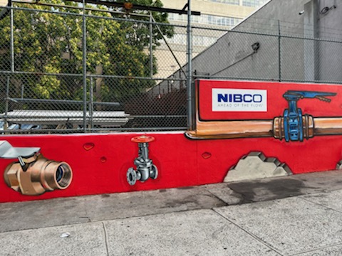 fwwebb's tweet photo. Tats Cru . is killing it with another mural for F.W. Webb at our Bronx location! Here's a sneak peek at what's happening so far- stay tuned we'll share more pics as it nears completion.
.
.
#tastcru #biotatscru #bioheart #thebronx #bluemonster #nibco https://t.co/kIkXLbCueA