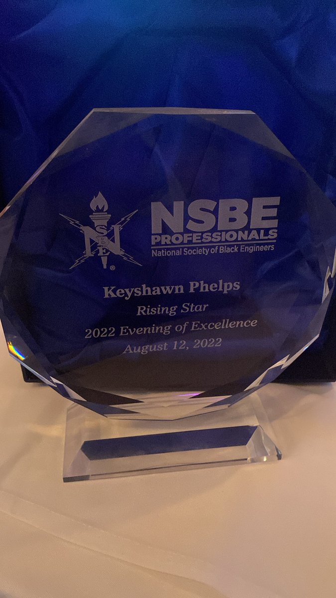 Phelps_boi's tweet photo. Blessed &amp; Honored to be named NSBE’s 2022 Rising Star🌟 💫 

#NeighborhoodHero #justwanttoinspire #kidfromnewark https://t.co/jZJxqPCPvs
