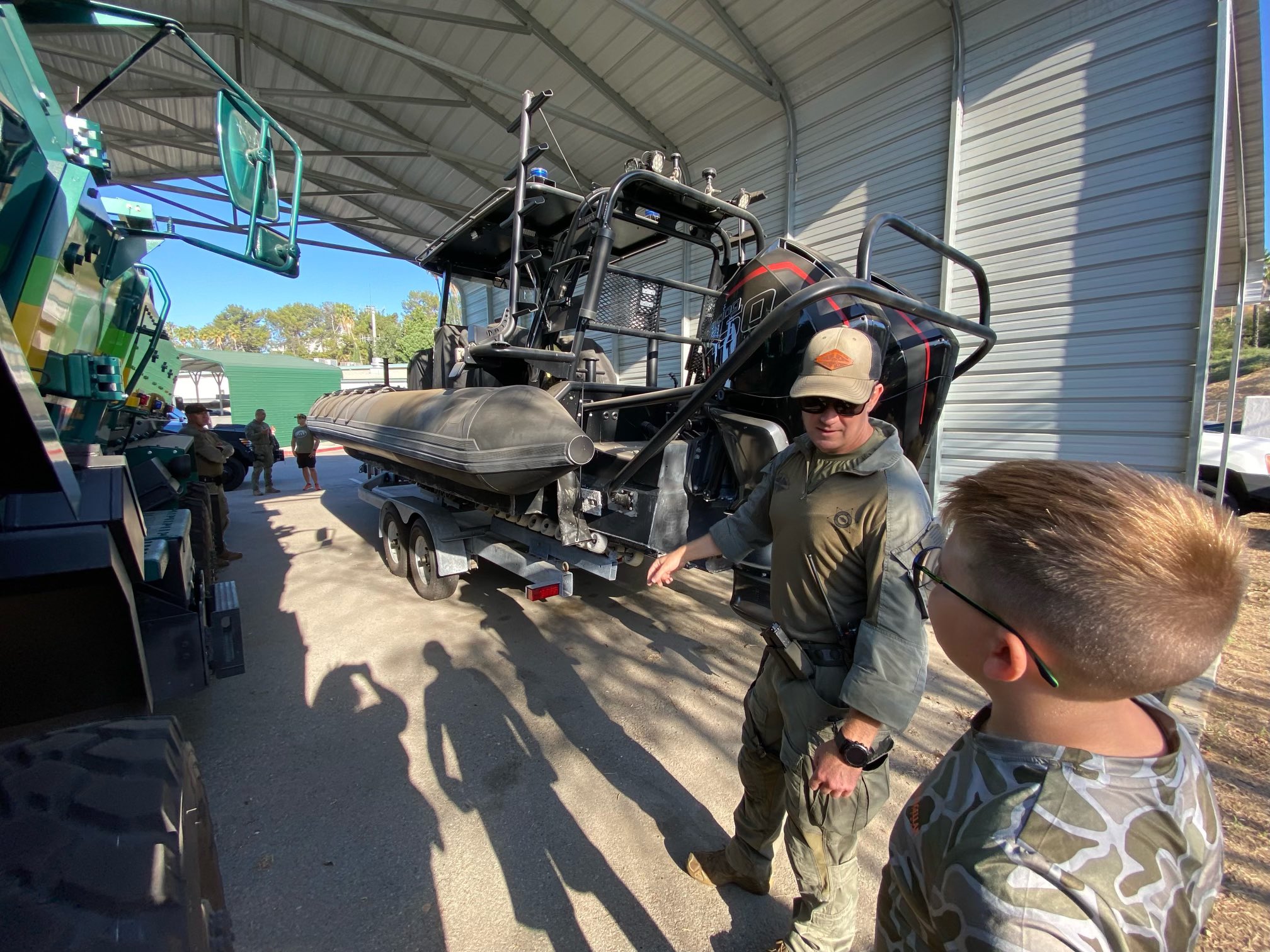 SEB on Twitter: "10 year old Rowan Maurer, who is battling cancer, stopped  by #LASD SEB today, with his father, to fulfill his wish of being a SWAT  Team member. While watching