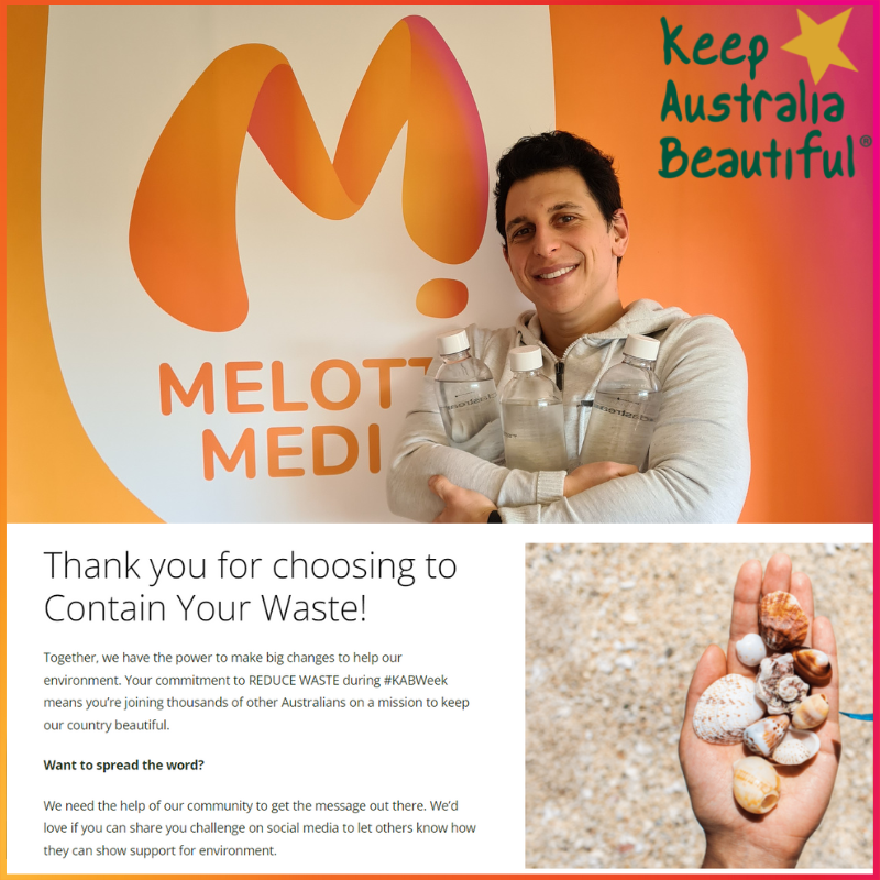 melottimedia's tweet image. It's Keep Australia Beautiful week!

This year's campaign is about waste reduction and encouraging everyone to contain 1 week of waste in a jar to raise awareness.

Are you up for the challenge? We certainly are!!!

@KABNAHQ #ContainYourWaste #KeepAustraliaBeautifulWeek #KABWeek