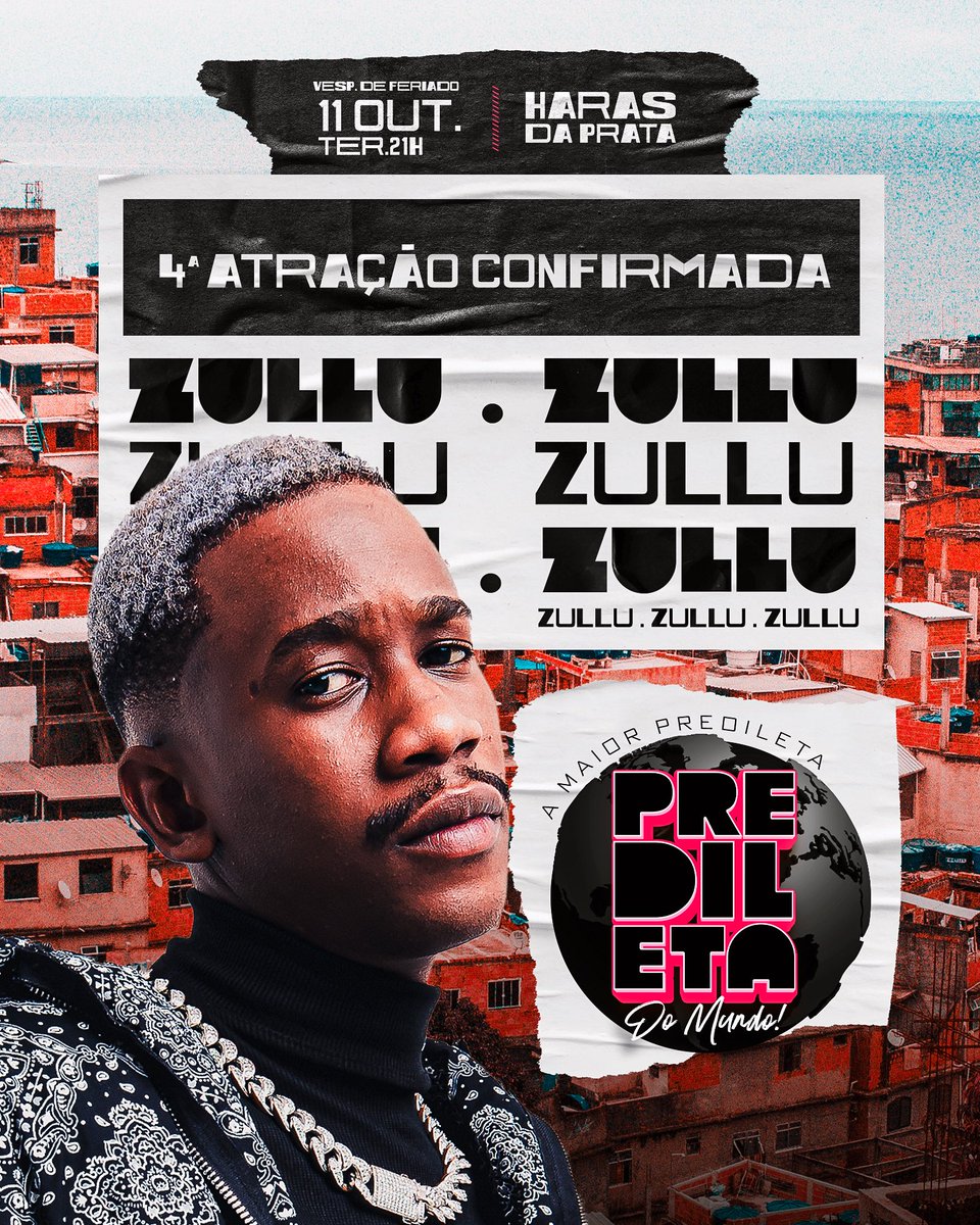 prediletarj's tweet photo. 4 Atração confirmada ✅

Zullu https://t.co/SzNiO4XDz9