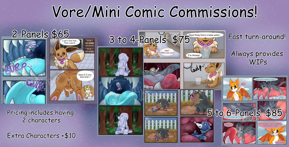 sinfulimp's tweet photo. finally made a sheet for this type of comms!! hoping to get a few so i can pay my bills! 
----
#vore #furrycommission #furryartwork #nsfwfurry https://t.co/TCN8DtUMbF