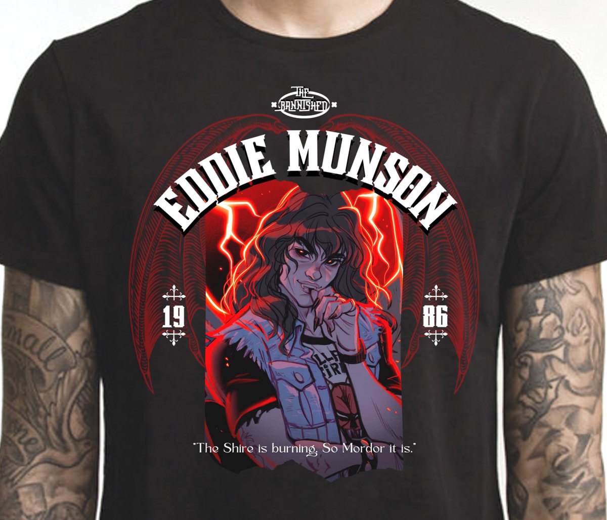 babsdraws's tweet photo. INSIDE ME THERE ARE TWO WOLVES...
and they both love Eddie Munson ♡ 

🦇dropping tomorrow🦇 https://t.co/Iv77roxrvd
