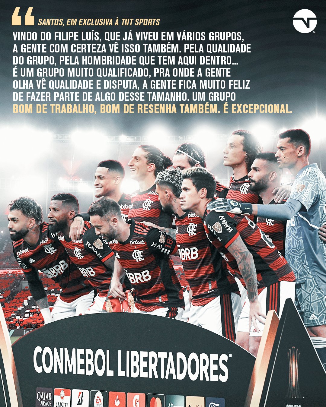 TNT Sports Brasil - Essa eu quero ver! Das 26 letras do alfabeto, qual  delas tem o melhor quinteto do futebol? COMENTA aí o seu time favorito!  Arte: Bleacher Report Football.