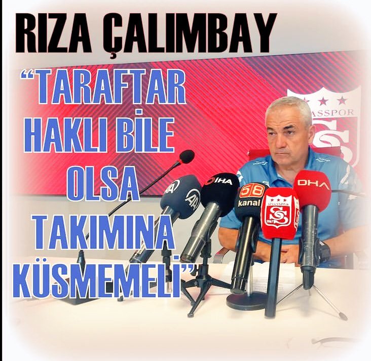 Kimsenin kimseyi kütüğü yok Atom Karınca 🐜 YİĞİDO Rıza Çalımbay Şehri Müdafaa SİVASSPOR ❤️🤍