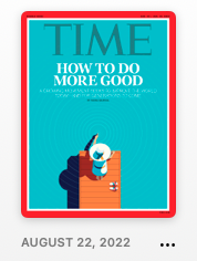 ehanford's tweet photo. I like that this story is an issued called "How to Do More Good." https://t.co/P1UX4NfEFp https://t.co/Uf7kQ2xqJq