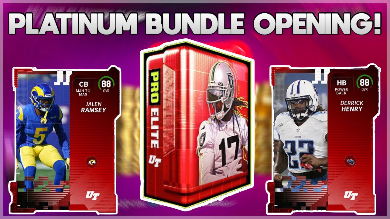 JustAnt on X: 'MADDEN 23 PACKS ARE AWESOME! PRO ELITE PLATINUM BUNDLE  OPENING! [Madden 23]￼  #Madden23   / X
