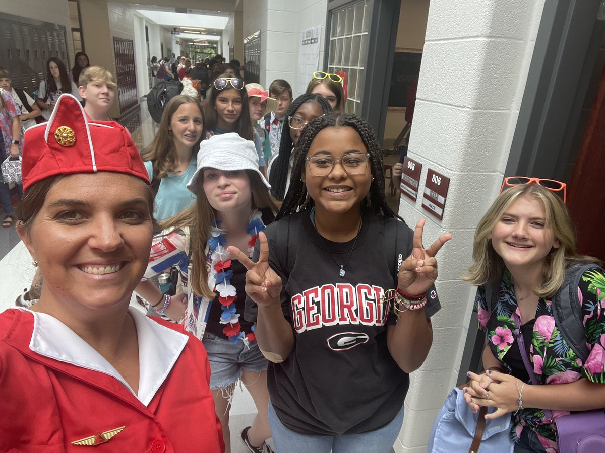 MsDawsonsClass's tweet photo. Just another reason to love the 8th grade teachers at @BassMiddle1 … they were #ALLIN to support the social studies classes today as they toured Georgia’s regions #tackytourist #gastudies #makelearningfun #teamworkmakesthedreamwork https://t.co/iBHlbKiBrn